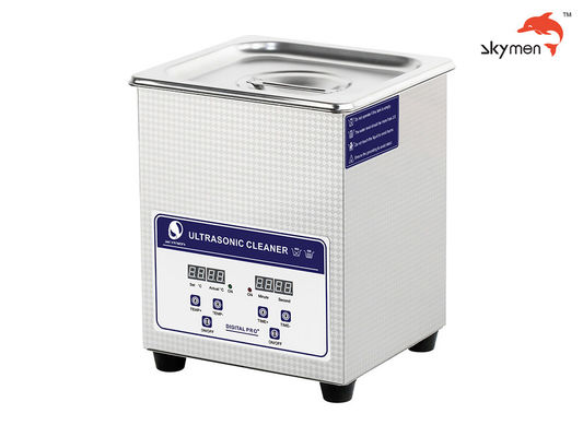 Líquido de limpeza ultrassônico superior de Digitas do banco dos minutos SUS304 60W dos Skymen 2L 0-30 com calefator