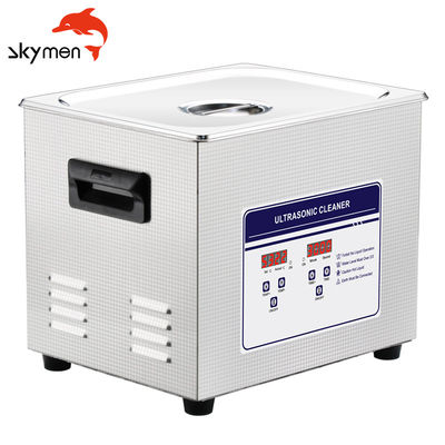 Líquido de limpeza ultrassônico SUS304 do PWB Digital dos Skymen 240W 10L com temporizador e calefator
